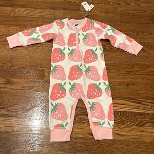 Monica & Andy Strawberry print one piece